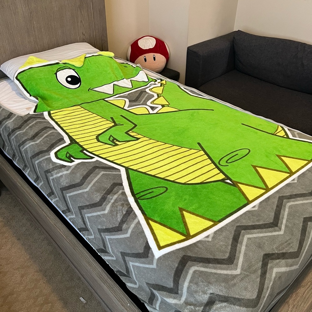 ZippySack Twin Dinosaur Zip Up Bedding